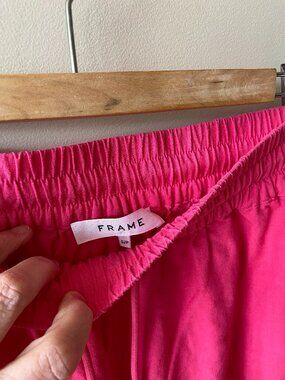Frame linen drawstring pants size S excellent condition